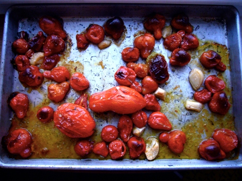 roasted H&O tomatoes